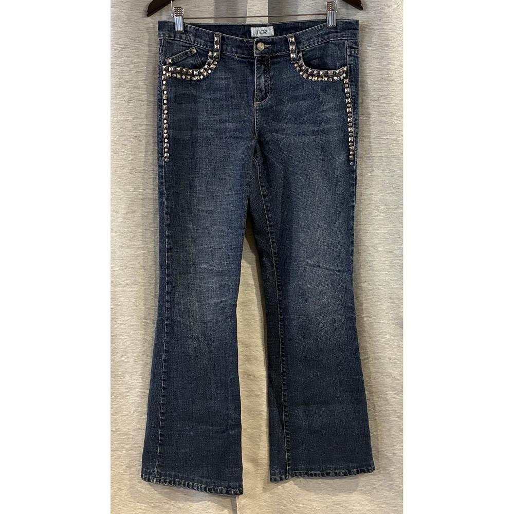 VTG‎ Cache Jeans Studded Mid Rise Women Size 10 Festival